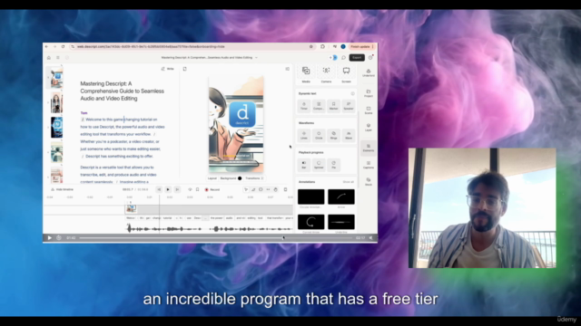 The Complete Video And Audio Editing With AI - Zero To Hero – Screenshot 1