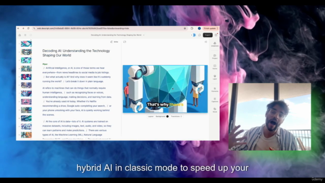 The Complete Video And Audio Editing With AI - Zero To Hero – Screenshot 3
