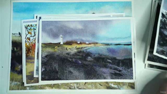 30 Days Of Loose Watercolors: Northern Europe & Beyond – Screenshot 2
