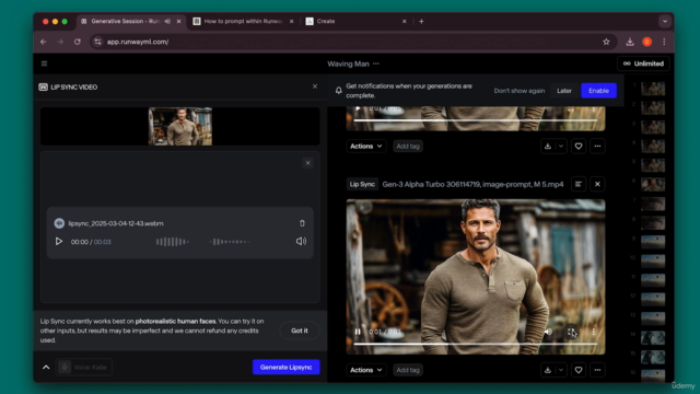 Runway ML: Criação de Vídeos com IA Generativa – Screenshot 2