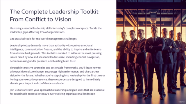 "The Complete Leadership Toolkit: From Conflict to Vision" – Screenshot 1