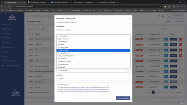 Crea un Sistema de Mesa de Ayuda con Laravel +ChatGPT – Screenshot 2