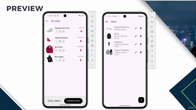 Flutter Django y MySQL: E-Commerce App con Pasarelas de pago – Screenshot 3