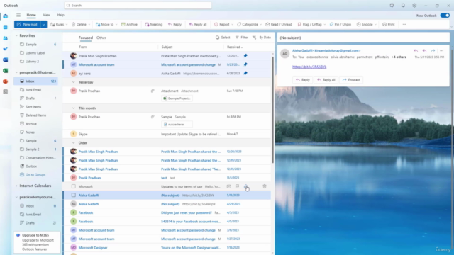 Learning Microsoft Outlook from Scratch – Screenshot 1