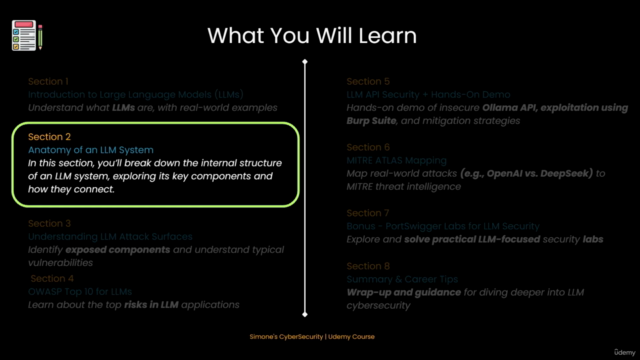 GenAI Cybersecurity: OWASP Top 10, MITRE ATLAS & API Attacks – Screenshot 1