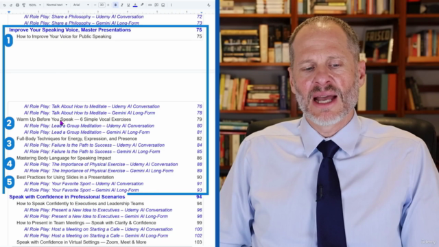 Public Speaking und Präsentationsfähigkeiten mit KI-Coaching – Screenshot 3