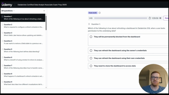 Databricks Certified Data Analyst Associate Exam Preparation – Screenshot 4