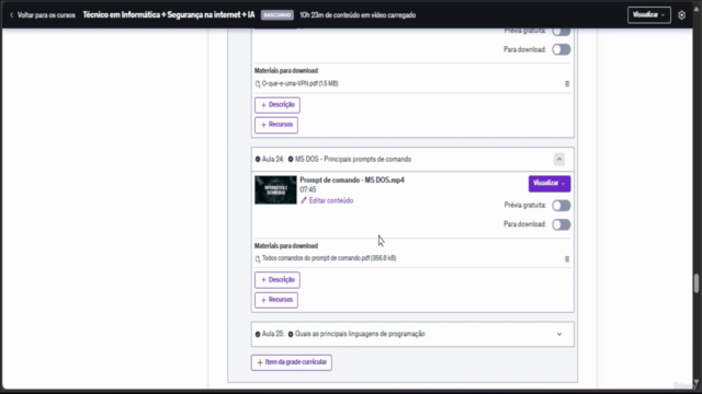 Técnico em Informática + Segurança na internet + IA – Screenshot 2