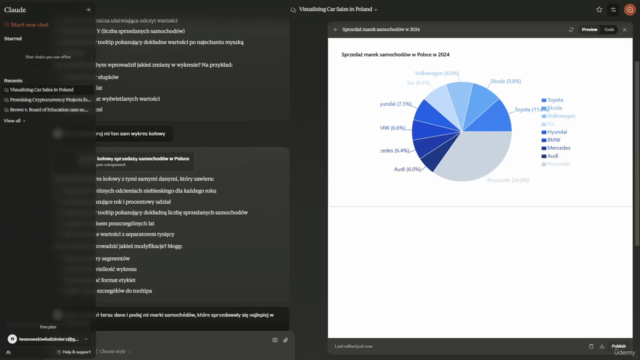 Kurs wizualizacje z AI – prezentacje, wykresy, infografiki – Screenshot 2