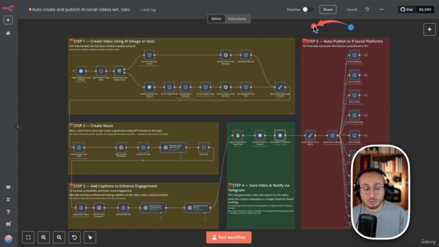 Cours n8n : Crée une machine à contenu automatisée avec l'IA – Screenshot 4