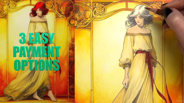 Stained Glass Effects With Colored Pencils – Screenshot 3