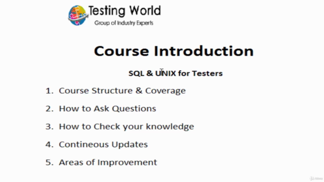 Get Expertise in Database Testing(SQL) + Linux for Testers – Screenshot 1