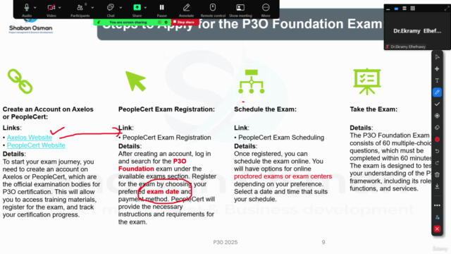 P30 Preparation Course 2025 – Screenshot 3