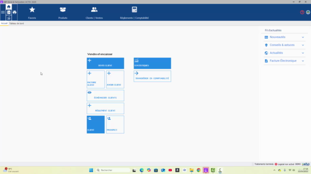 EBP Devis Facturation Activ 2025 – Screenshot 1
