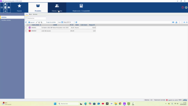 EBP Devis Facturation Activ 2025 – Screenshot 2