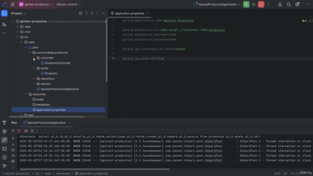 Crea tu primera API RESTful con Spring Boot, JPA y MySQL – Screenshot 3