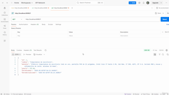 Crea tu primera API RESTful con Spring Boot, JPA y MySQL – Screenshot 4