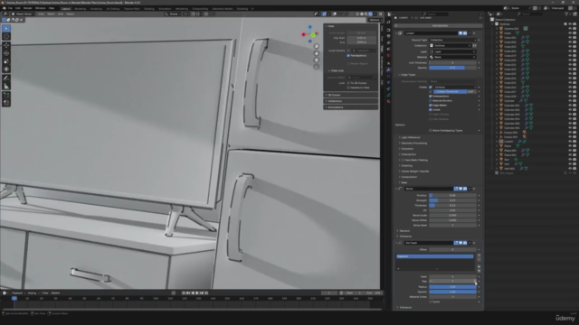 Create a Stylized Anime Room in Blender – Screenshot 3