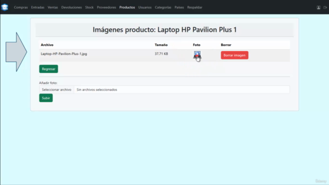 Desarrolla un sistema de control de inventarios con MVC – Screenshot 3
