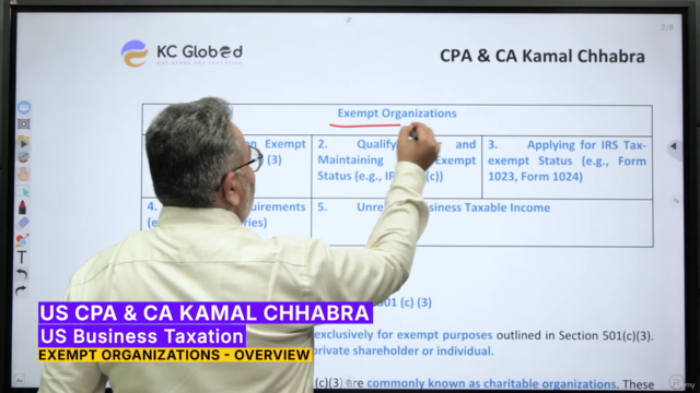 CPA REG, Enrolled Agent: Exempt Organizations – Screenshot 1