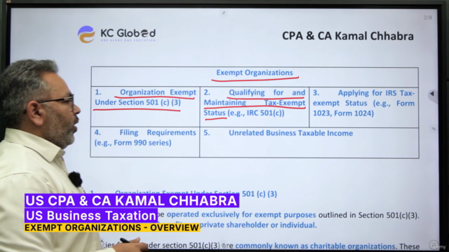 CPA REG, Enrolled Agent: Exempt Organizations – Screenshot 2