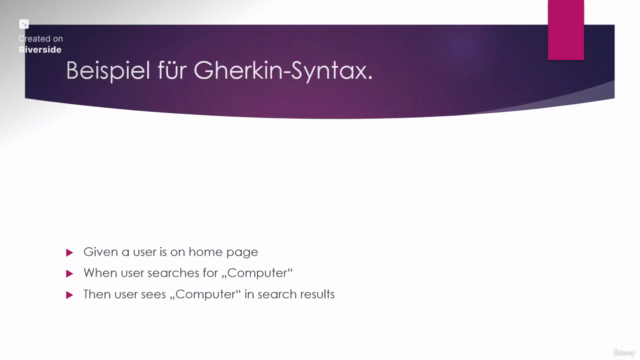 Webtests mit Cucumber, Selenium & BDD automatisieren – Screenshot 1