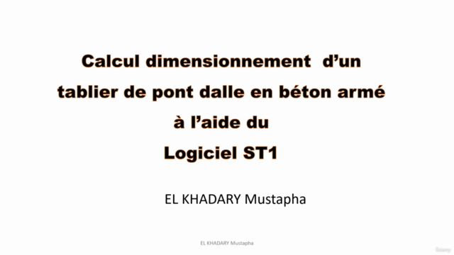 Dimensionnement Pratique d'un Tablier d'un pont dalle – Screenshot 1