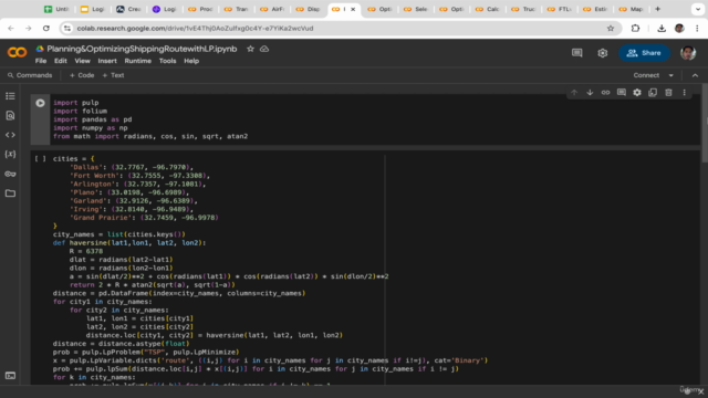 Logistics Management & Geospatial Route Planning with Python – Screenshot 2