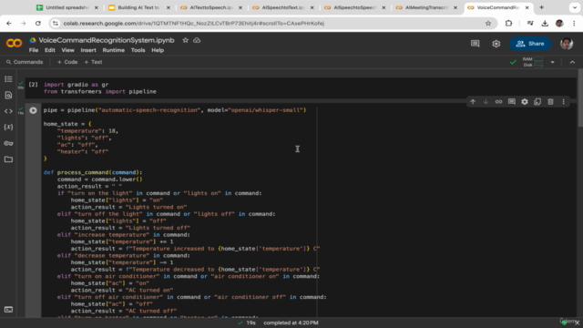 Building AI Text to Speech & Speech to Text with Python – Screenshot 4