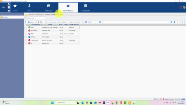 EBP Devis Facturation Bâtiment Activ 2025 – Screenshot 4