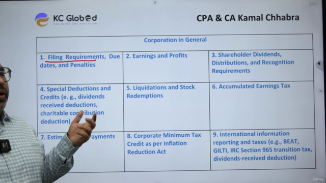 CPA, EA Exam Prep Business Taxation - Corporation in General – Screenshot 1