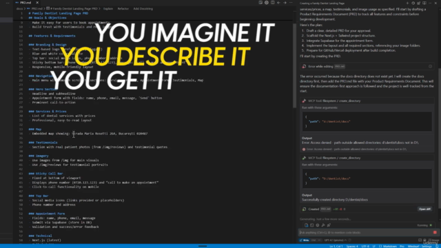 Vibe Coding with Windsurf: Web Design with No Code Beginners – Screenshot 1