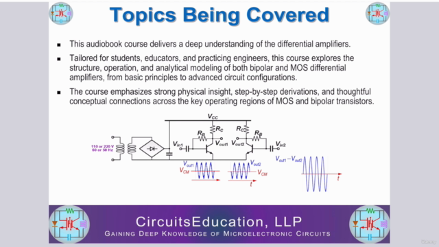 Microelectronics - Differential Amplifiers – Screenshot 1