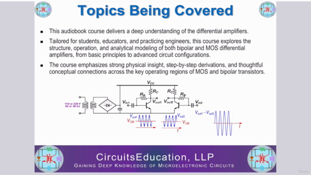 Microelectronics - Differential Amplifiers – Screenshot 2