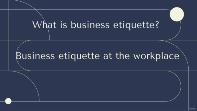 The Essentials of Business Etiquette – Screenshot 1