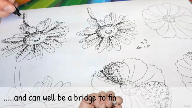 MasterClass Drawing Flowers with a Pen and a bit of Graphite – Screenshot 3