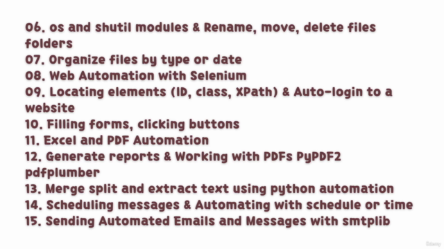 Complete Python Automation Bootcamp - Automation MasterClass – Screenshot 2