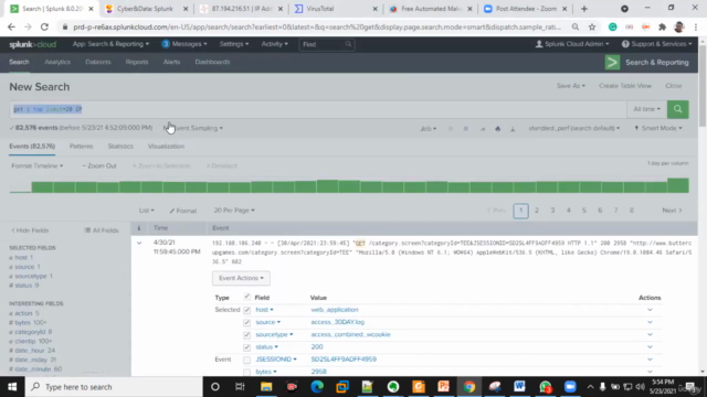 SOC Analysis with SIEM – Screenshot 3