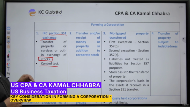 CPA, EA, US Business Taxation - Formation of Corporation – Screenshot 1