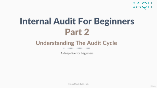 Internal Audit For Beginners - Part 2 – Screenshot 1