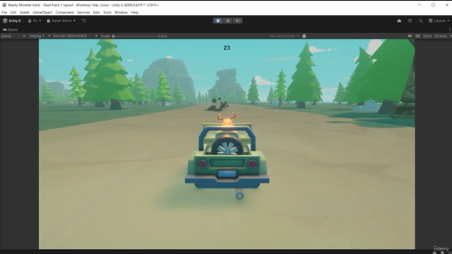 Make a Mario Kart style racing game in Unity 6 – Screenshot 2