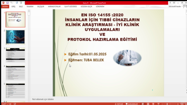 EN ISO 14155 Standartı Klinik Araştırma - Protokol Hazırlama – Screenshot 1