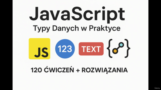 JavaScript | 120 ćwiczeń + odpowiedzi | Typy danych – Screenshot 1