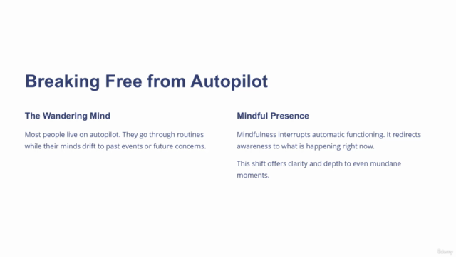 Mindfulness Certification Training Course: Complete Course – Screenshot 1