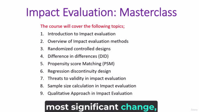 Impact Measurement in Monitoring and Evaluation – Screenshot 4
