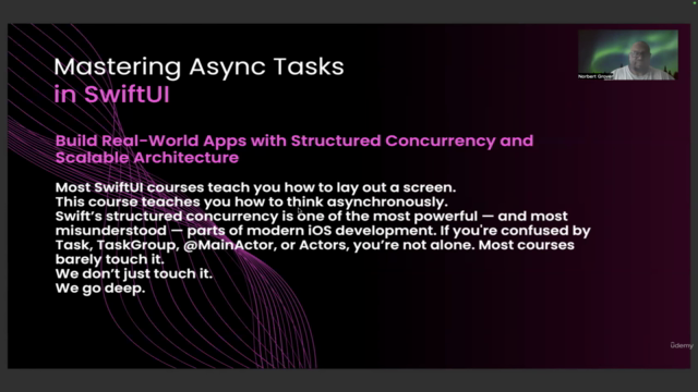 Concurrency by Example: SwiftUI Projects that Teach You – Screenshot 1