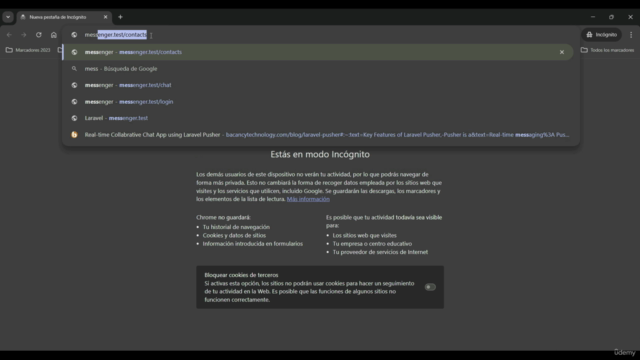 Aprende Laravel Websockets y crea un chat en tiempo real – Screenshot 1