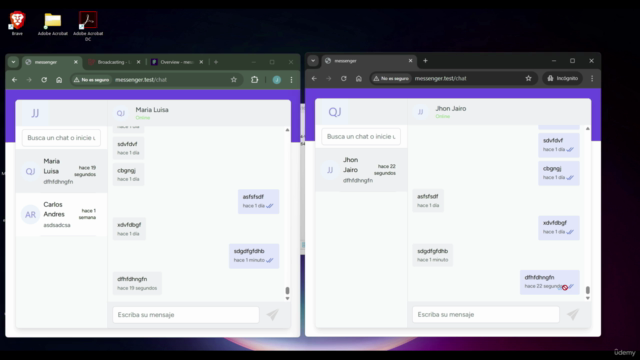 Aprende Laravel Websockets y crea un chat en tiempo real – Screenshot 4