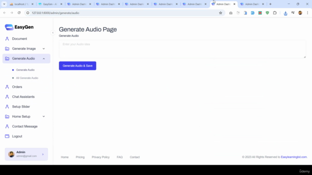 Build AI Content Generation SaaS with Laravel 12,ChatGPT API – Screenshot 3