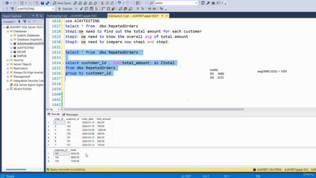 SQL Server Part3- Advance Level – Screenshot 1